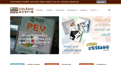 Desktop Screenshot of colegiobonfim.com.br
